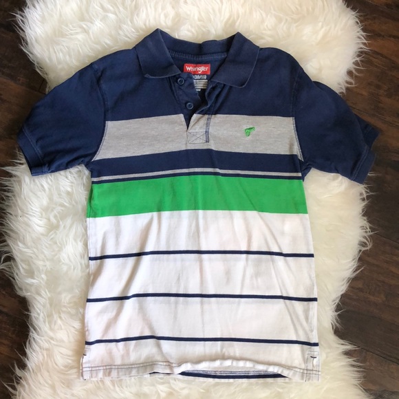 Wrangler | 2 Striped Polo Style Shirts - Picture 5 of 8